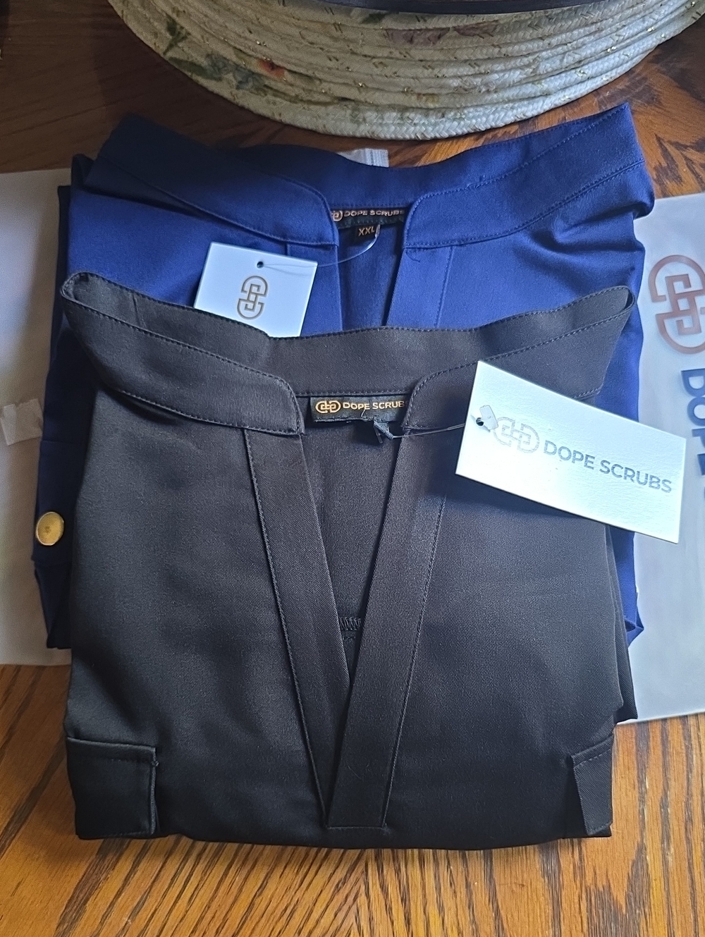 NWT Dope Scrubs. Set Of Two Tops
